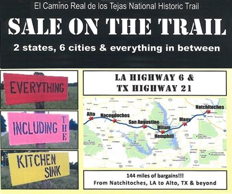El Camino Real de los Tejas Sale on the Trail